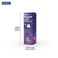 Diffuseur de roseaux à la lavande éco-responsable améliorant le sommeil, bouteille en verre, aromathérapie pour chambre à coucher, 90 ml, non toxique, pour une nuit facile, logo personnalisé