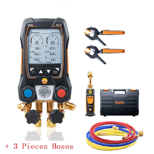 Testo 557S Smart Vacuum Kit 3-Piece Hose Digital Manifold Wireless Clamp <b>Temperature</b> <b>Probes</b> -20C +50C 3-Year Warranty - Product Image 3
