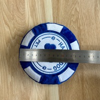 Jouet en peluche pour chien, frisbee volant, couineur, résistant aux morsures, pour le nettoyage des dents, jouet interactif d'entraînement pour chiens de petite et moyenne taille