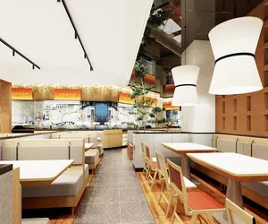 현대 금속 의자 레스토랑 나무 모방 식당 의자 식당 의자