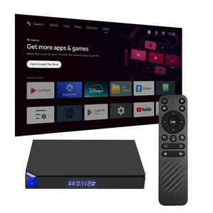 Boîtier TV intelligent Canzone avec logo personnalisé, Amlogic S905X5M, 16 Go/32 Go, 4K, Android 14, WiFi6, USB 1000M, 1 an, Royaume-Uni/États-Unis - Product Image 1