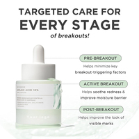 Ampoule à l'acide azélaïque en marque blanche pour peaux sujettes aux imperfections, sérum facial apaisant anti-rougeurs, ampoule éclaircissante biotechnologique