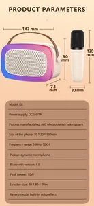 Ngoài trời di động mini cho 5.0 Karaoke loa với RGB LED chiếu sáng điều khiển cảm ứng Built-in Microphone - Product Image 5