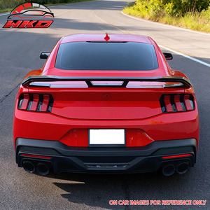 Convient pour Ford Mustang 2024-2026, style Dark Horse, aileron de coffre en fibre de carbone imprimée - Product Image 2