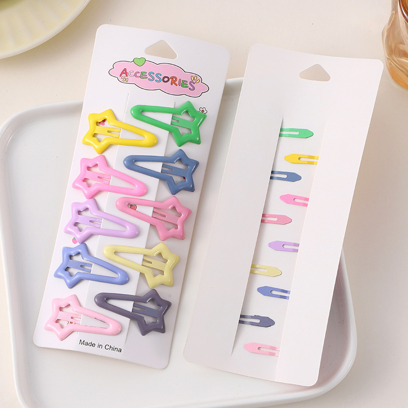 Pinza para el cabello pequeña con forma de meteorito, 4.2*2.5cm, 18g