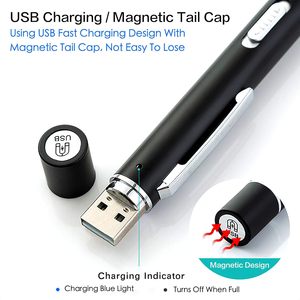 Lampe torche laser étoilée à lumière verte, faisceau réglable à LED blanche, rechargeable avec batterie 18650, idéale pour l'enseignement et la conduite - Product Image 2