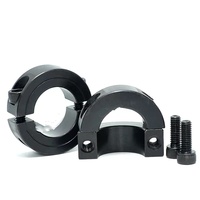 Colliers d'arbre à double fente d'usine Style de vis de réglage d'oxyde Collier d'arbre à double vis de réglage fendue Diamètre intérieur 3-10mm en stock