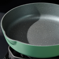Poêles à frire antiadhésives Poêles et poêles à frire de 11 pouces, poêle en céramique avec bec verseur, poêle non toxique pour cuisinière, induction, gaz,