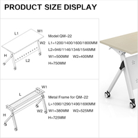 Großhandel Hochwertige Great way QM-22 hohe Gewichts kapazität Wand Schreibtisch Craft Cabinet Storage mit faltbarem Schreibtisch