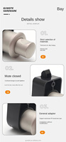 Verrou de porte à bouton-poussoir facile à installer, en alliage de zinc et ABS, avec loquet à dégagement rapide pour camping-car, bateau, armoire, tiroir, lisse, durable, couleur personnalisable