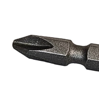 RALTER Taiwan Embouts de tournevis double embout en acier S2 Phillips 5 pièces 65 mm PH2*65MM avec finition sablée foncée et boîte écologique