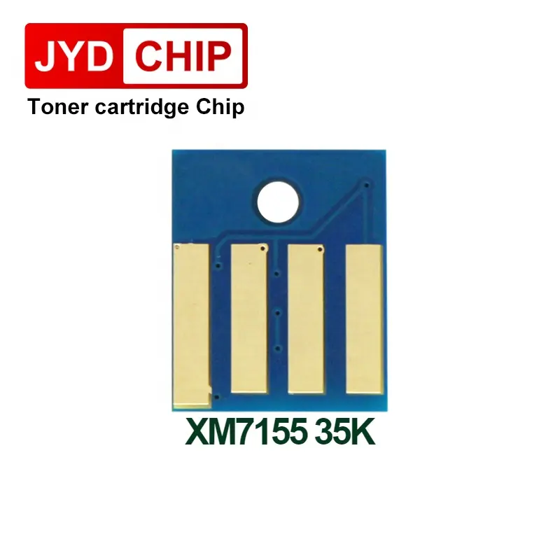 Kompatibel XM7155 7155 chip Toner untuk Lexmark XM7163 XM7170 XM 7163 7170 Chip kartrid Printer Reset 24B6020 35K