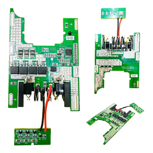 Boîtier de remplacement pour batterie avec <span class=keywords><strong>BMS</strong></span> <span class=keywords><strong>5S</strong></span> <span class=keywords><strong>18V</strong></span> 20V 20A, carte de protection de chargeur de batterie Li-ion pour outils électriques DEW DWT DCB200 - Product Image 4