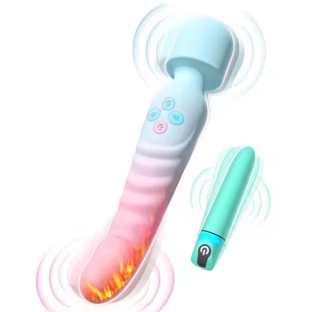 Wand Massager Strongest Cordless Handheld Therapeutic Powerful Vibrate Wand Massager With 7 Vibration Modes