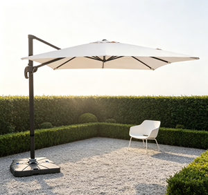 Ombrellone a braccio laterale quadrato UPLION per impieghi gravosi, per bordo piscina, uso commerciale, terrazza, hotel, <span class=keywords><strong>giardino</strong></span> - Product Image 5
