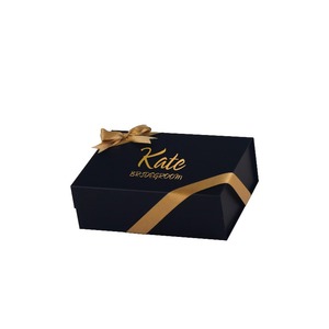 Luxury Magnetic Folding <b>Box</b> with Private logo Bridesmaid <b>Gift</b> Packing <b>Box</b> for <b>Wedding</b> Dress Bridal Bouquet Name Custom on <b>Box</b> - Product Image 3