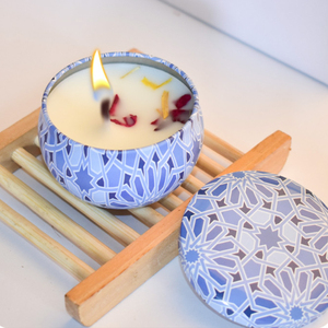 Factory Hot <strong>Sales</strong> Luxury Metal Aroma Tins Jar <strong>Candle</strong> Gift Set Natural Soy Wax Scented <strong>Candles</strong> For Mother's Day Wholesale - Product Image 4