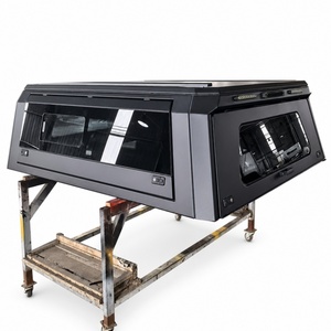 Capot rigide en aluminium pour benne de pick-up 5.5 6.5 pieds, type Hardtop Topper Ute Canopy Truck Camper Shell, pour Toyota Tundra <span class=keywords><strong>Double</strong></span> <span class=keywords><strong>Cab</strong></span> 2014 2015 <span class=keywords><strong>2017</strong></span> 2019 - Product Image 2