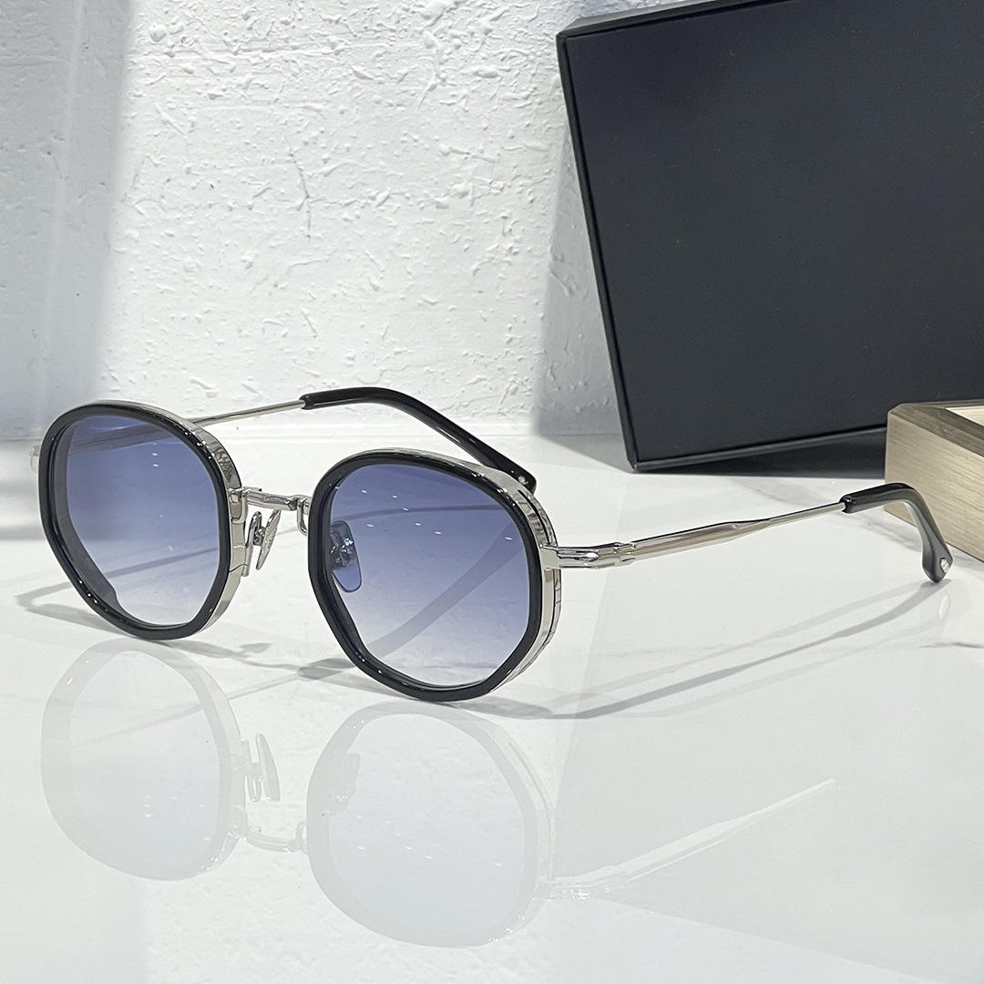 Silver frame gradient blue