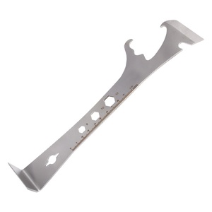 Key plate woodworking stainless steel 2.6mm thick multi-function screw cap <b>nail</b> cutter wrench shovel <b>wall</b> scraper pry - Product Image 5