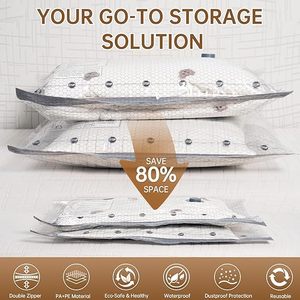 ถุงเก็บเสื้อผ้าสุญญากาศ L-Space <span class=keywords><strong>Saver</strong></span> ป้องกันเชื้อรา พร้อมปั๊มลมไฟฟ้า - Product Image 2