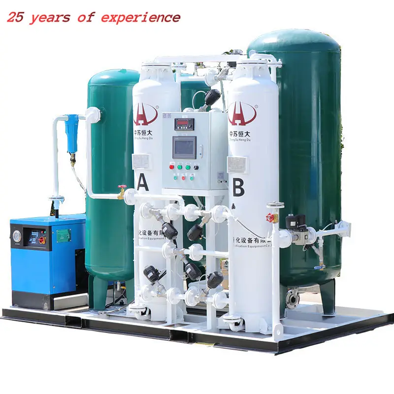 Top Zhongsu Hengda Système de génération d'oxygène facile à utiliser Mini concentrateur d'oxygène portable Générateur d'oxygène industriel