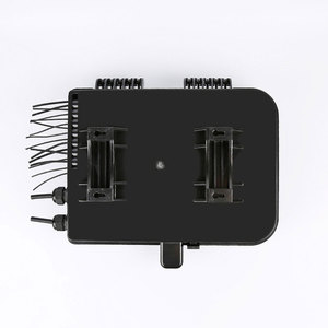 Caja de Distribución de Fibra Óptica para Exteriores, Negra, 16 Núcleos, FTTH, Montaje en Poste o Pared, Mini Tubo de Acero, Divisor PLC, IP65 Impermeable - Product Image 2