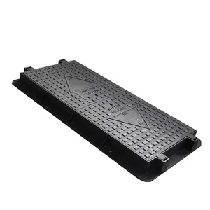 Custom Rectangular Ductile Iron Casting Telecom Electric Power Access Manhole Cover En124 For Outdoor