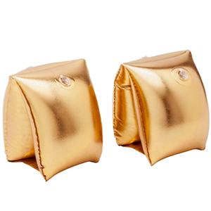 Braccioli Gonfiabili Dorati di Lusso <span class=keywords><strong>per</strong></span> Bambini, Galleggianti di Sicurezza <span class=keywords><strong>per</strong></span> Nuoto, Ali d'Acqua in PVC Resistente, Maniche da <span class=keywords><strong>Piscina</strong></span> <span class=keywords><strong>per</strong></span> Principi e Principesse - Product Image 1