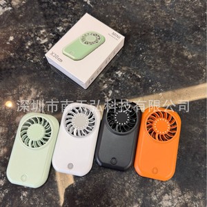 Portable Mini Fan X30mini Rechargeable <b>Battery</b> <b>Operated</b> Compact Pocket Fan For Students With Dc Motor And Wireless Charging - Product Image 3
