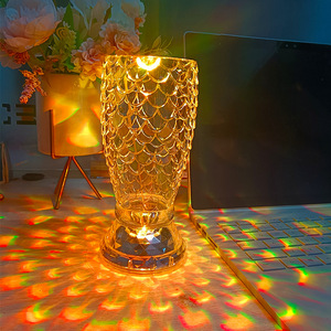 2024 nouveau Design échantillon gratuit <span class=keywords><strong>fleur</strong></span> <span class=keywords><strong>de</strong></span> <span class=keywords><strong>Lotus</strong></span> LED cristal lampe <span class=keywords><strong>de</strong></span> Table rvb 16 couleurs tactile télécommande lampe <span class=keywords><strong>de</strong></span> nuit USB Rechargeable - Product Image 2