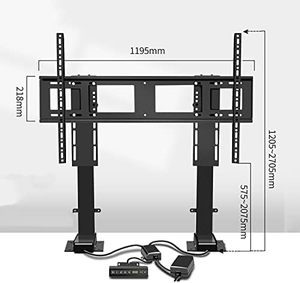 Đôi cột nâng 32-100 inch cơ giới chiều cao thẳng đứng có thể điều chỉnh TV Lift tự động thông minh Điện dưới giường TV đứng - Product Image 2