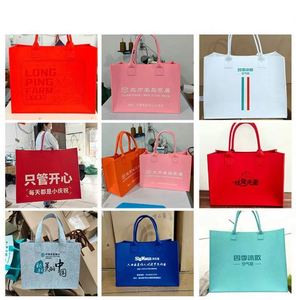 กระเป๋าผ้าสักหลาดขายส่ง Ys5697 พร้อมโลโก้ ของขวัญส่งเสริมการขายแบบกำหนดเอง - Product Image 5