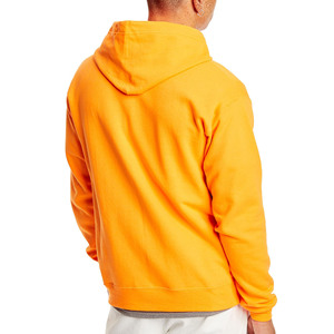 Fabricante logotipo personalizado hombres algodón colores sólidos Unisex básicos algodón mezclado deportes bordado sudadera cremallera completa sudaderas con capucha - Product Image 3