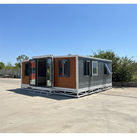 Maison préfabriquée extensible facile à installer, luxe, 20 pieds, 30 pieds, 40 pieds, maison pliable préfabriquée, maison conteneur extensible portable