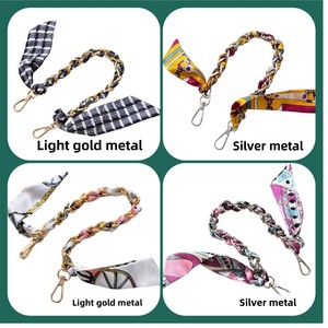 Tracolla di Ricambio con Catena Corta in Metallo, Multicolore, 44CM - Funzione per Sciarpa e Supporto <span class=keywords><strong>Telefono</strong></span> - Product Image 5