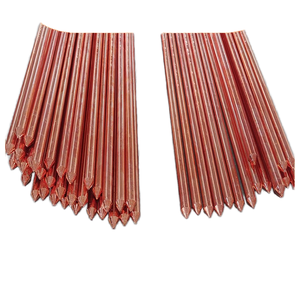 Thanh nối đất bằng thép mạ đồng dài 14.2 với lớp mạ đồng 1.22 20 thân nối đất thẳng đứng để chống sét - Product Image 4