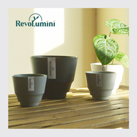Délicat petit beau pot de fleur en polyroche pour bureau ou usage intérieur petit pot de fleur en polyroche délicat belle jardinière