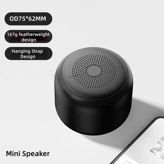 Mini Portable IPX7 Waterproof 5.3 Speaker Bt2602 3W Output Built-in Mic Rechargeable Battery-For Mobile Phone Home Outdoor