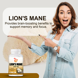 Capsules de Crinière de Lion OEM ODM avec Poudre de Champignon Crinière de Lion pour Soutenir la Concentration, l'Immunité et la Mémoire - Product Image 3