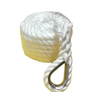 Non-Stretch, Solid and Durable 5 inch marine rope 