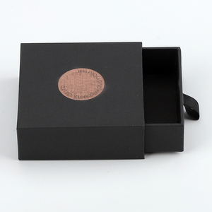 Sliding Kraft Cardboard Paper Jewelry Packaging <b>Box</b> <b>Gift</b> <b>Box</b> Drawer for Ring Necklace Bracelet Earring Pendant - Product Image 2