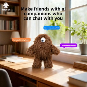 <span class=keywords><strong>Robot</strong></span> jouet intelligent en peluche IA transfrontalier, directement de l'usine, animal électronique avec vocalisation musicale, compagnon émotionnel, cadeau - Product Image 3