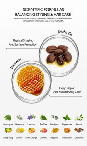 Jar Thiết Kế Logo Natrual Tỏa Sáng Kết Thúc Tạo Kiểu Tóc Sáp Người Đàn Ông Cổ Điển Pomade Cho Siêu Giữ Phong Cách Và Kiểm Soát - Product Image 6