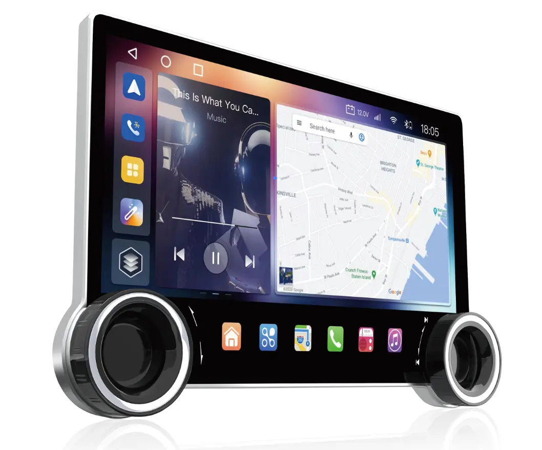 Schlussverkauf Hersteller 11,8 Zoll Bildschirm android 13 autoradio universell GPS Navigation Multimedia-Player wifi 4 g CarPlay android auto
