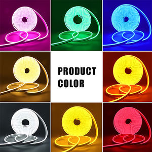 Nouvelle génération 6mm 12V Silicone Flex LED Neon Tube Cover Flexible Strip <span class=keywords><strong>Lights</strong></span> pour la décoration intérieure - Product Image 2