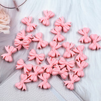 Livraison rapide, perles à mâcher en forme de nœud papillon, trou vertical, accessoires pour chaînes de sucettes DIY, perles focales en silicone pour bébé sans BPA