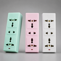 Enchufe Móvil Industrial Multicolor Tres en Uno con 3 Tomas y Ocho Orificios para Europa, Tailandia y Camboya, Venta al por Mayor de Fábrica