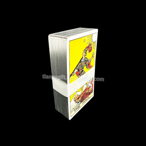 Custom Beautiful Silver Stamping Edges Paper Sleeve 7x12cm Pink Soul <span class=keywords><strong>Tarot</strong></span> Cards Decks con bolsa de cuerda de terciopelo - Product Image 4