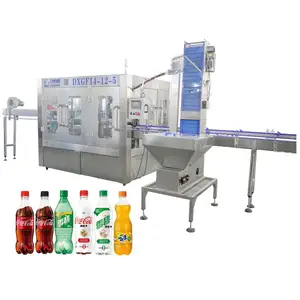 Yüksek kaliteli otomatik CO2 gazlı alkolsüz içecekler dolum makinası soda su dolum makinesi